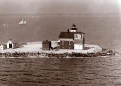 Early Picture of Cedar Point Light