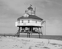 Drum Point Lighthouse at original location