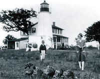 Turkey Point Light with Keeper's House
