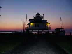 Sunrise at Hooper Strait.